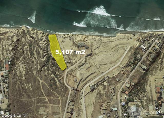 Venta de Terreno frente al mar en El Descanso, Rosarito, 5107m2