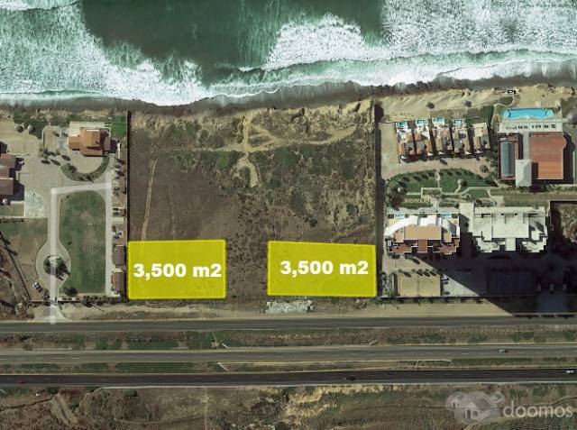 Venta de Terreno frente al mar en Primo Tapia, Rosarito, 0.7HA