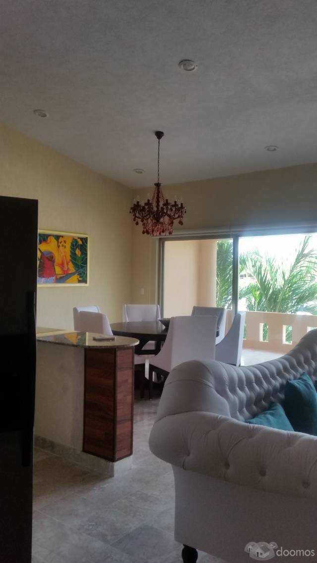LUJOSO DEPARTAMENTO AMUEBLADO EN LA RIVIERA MAYA