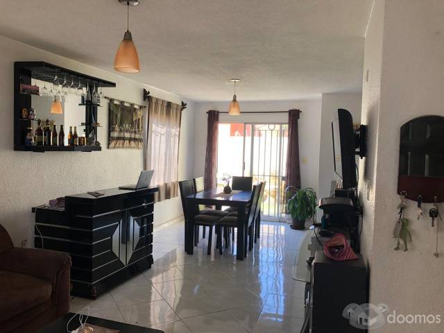 CASA CON 180 M2 DE TERRENO 3 RECAMARAS PRIVADA CON SEGURIDAD