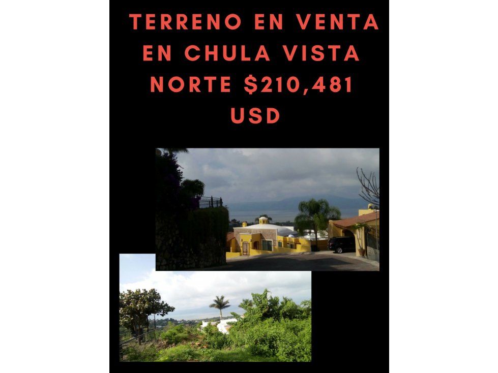 Terreno en venta en chapala Vista al lago