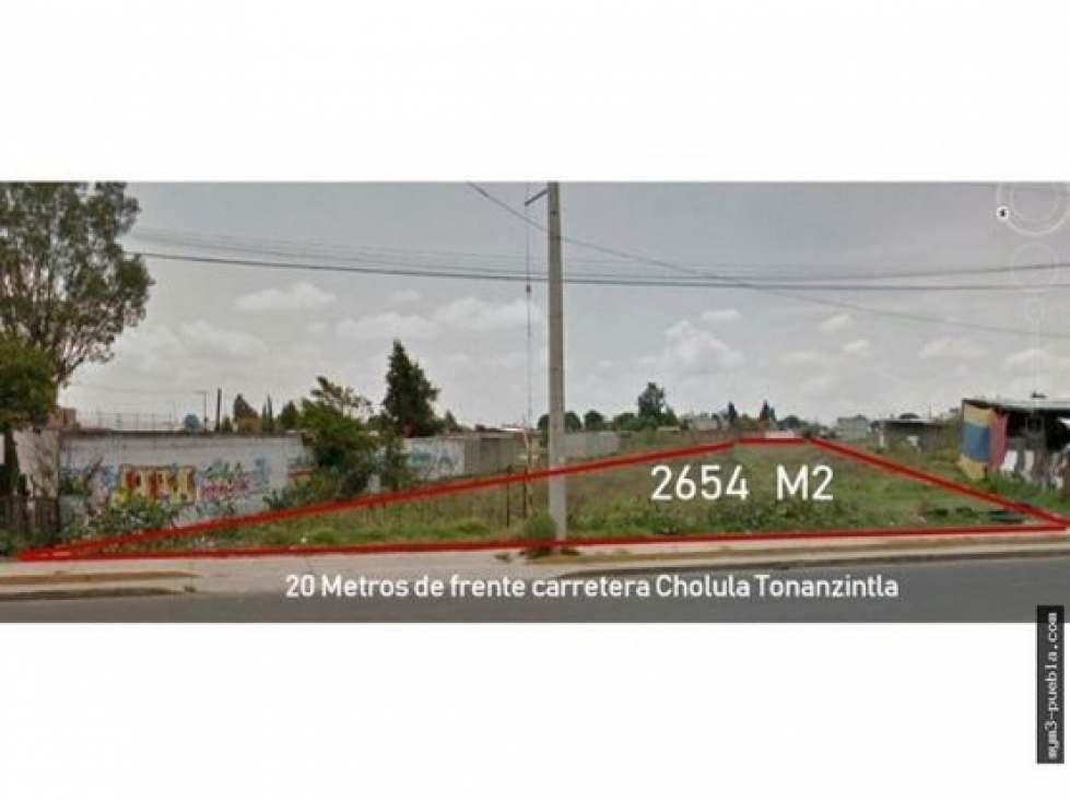 TERRENO VENTA SAN RAFAEL COMAC SAN ANDRES CHOLULA