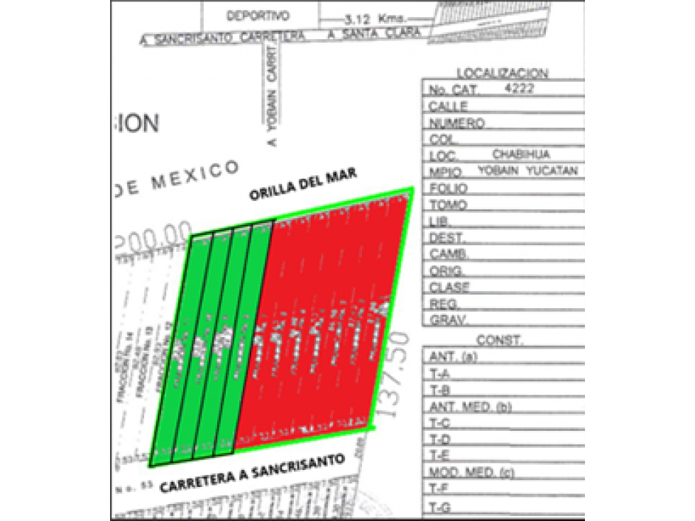 Venta de terreno frente al mar en Yucatán