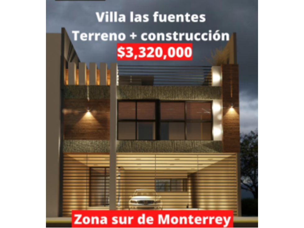 CASA EN VENTA VILLA LAS FUENTES, MONTERREY !!