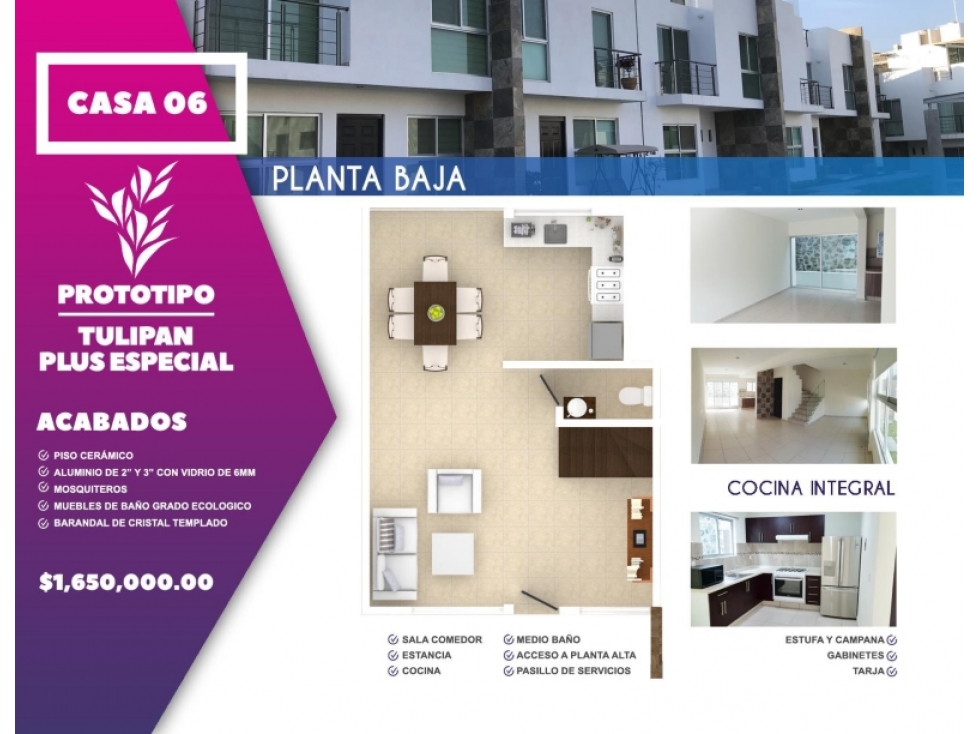 Venta de casa nueva en Condominio  al Sur de Cuernavaca