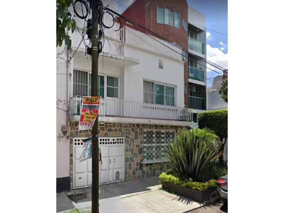 BONITA HERMOSA CASA EN COLONIA NARVARTE CDMX