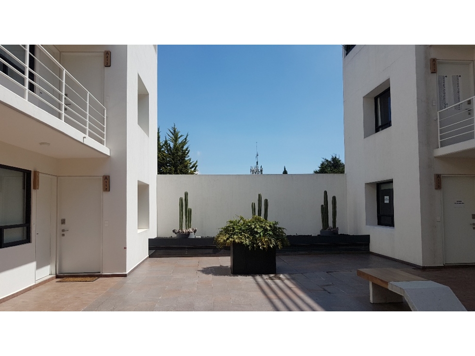 Departamento en renta amueblado cerca de Santa Fe