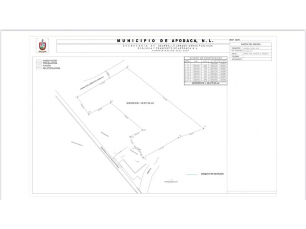 Terreno en Apodaca para desarrollo comercial