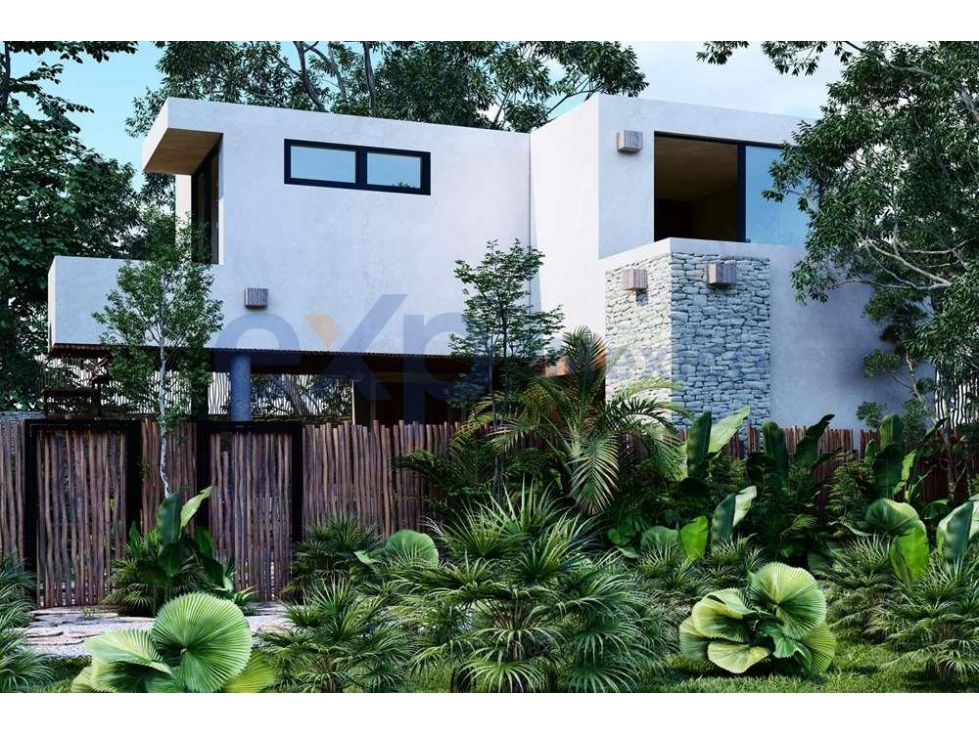 Pre venta - Residencia de 2 pisos, En Tulum, Con Alberca, 2 hab