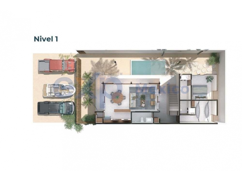 VILLAS A 300 M DE LA PLAYA EN CHICXULUB PUERTO, YUCATÁN