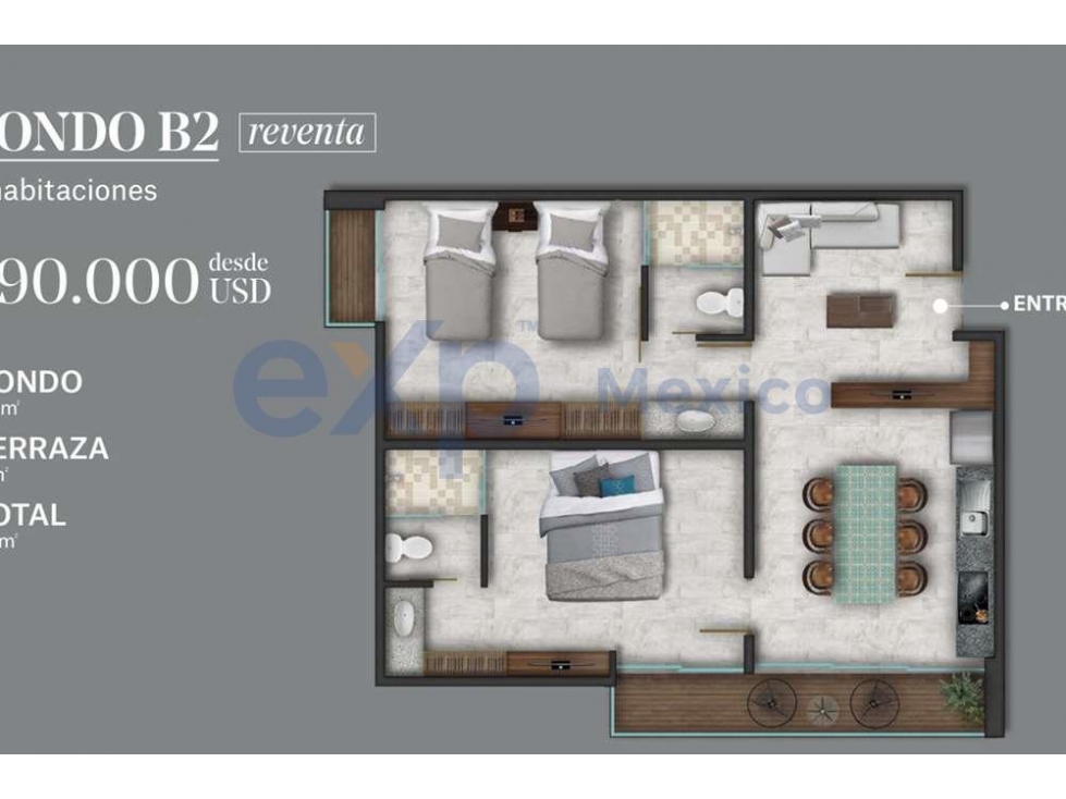 Condominio para invertir Playa del Carmen - Anah