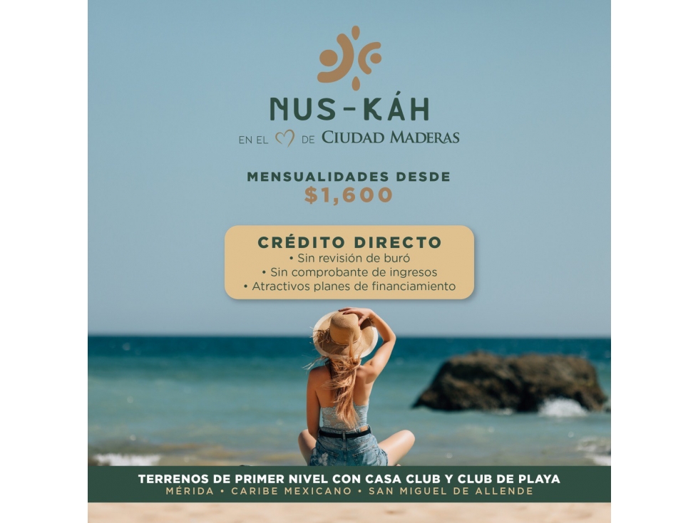 TERRENOS EN CARIBE PREVENTA NUSKAH DESARROLLADORA