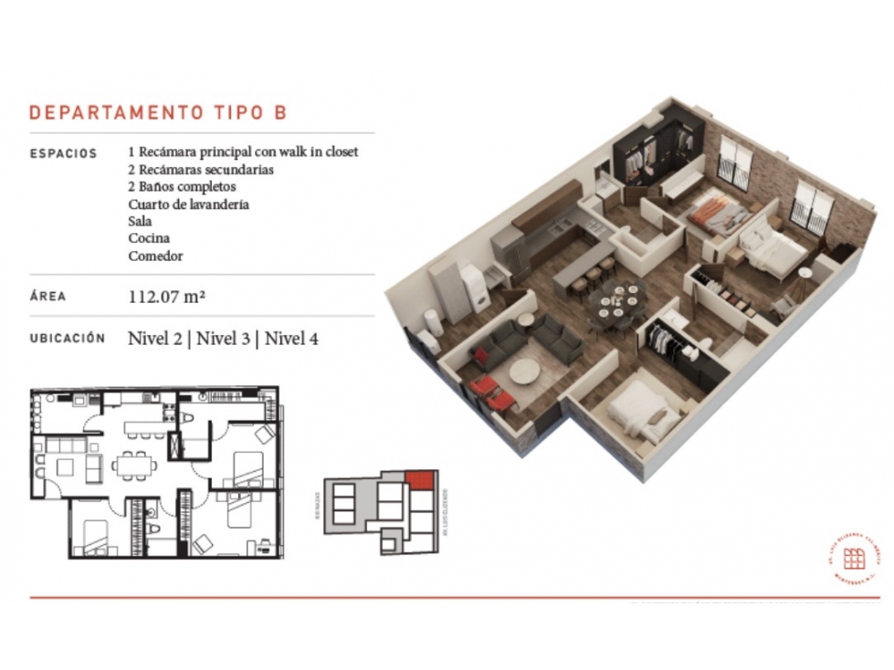 DEPARTAMENTE EN VENTA EN DISTRITO TEC SUR