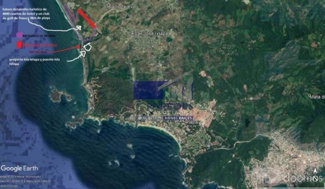 20 Hectareas en venta cerca playa linda Ixtapa Zihuatanejo T519
