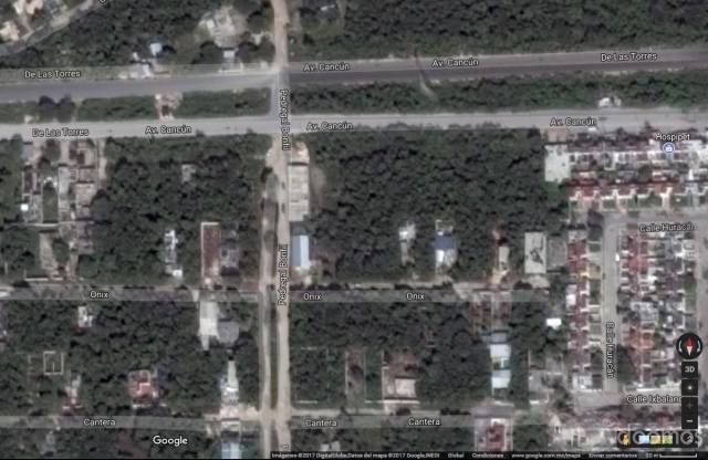 Terreno Comercial en Venta Av. Las Torres Cancun