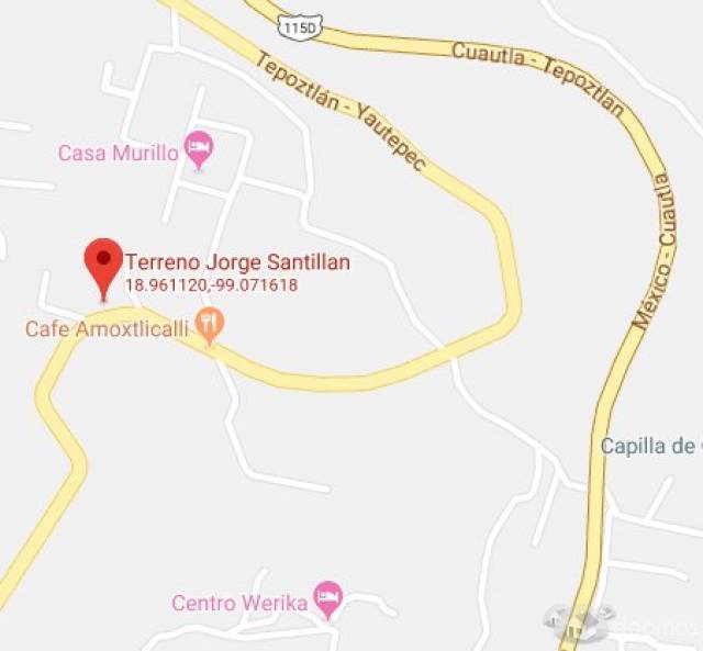 TERRENO EN VENTA DE 1500 M2 EN TEPOZTLAN