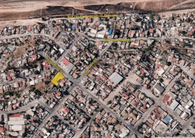 Venta de Terreno Comercial en Libertad, Tijuana, 1660 m2