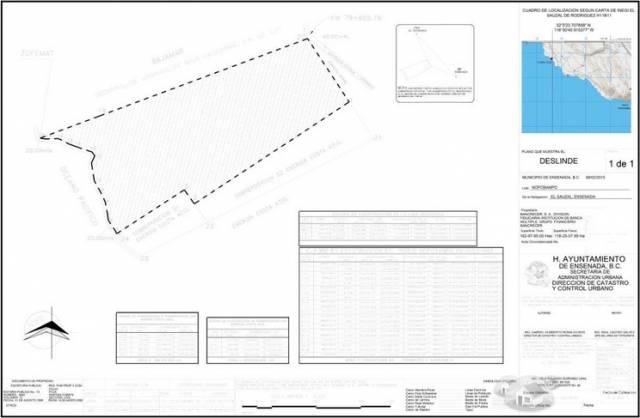 Terreno en Venta de 119HA ubicado en Bajamar, Ensenada, BC