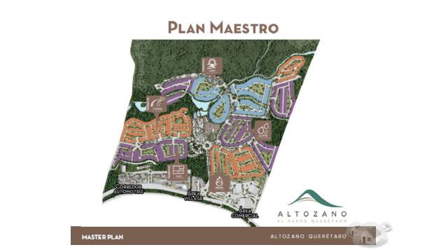 Terreno en venta 555.79 m2, Clúster Lago, Fraccionamiento Altozano, Querétaro