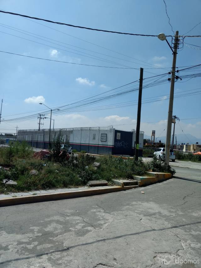 TERRENO EN TULTITLAN AV. CANAL DE CASTERA EN ESQUINA