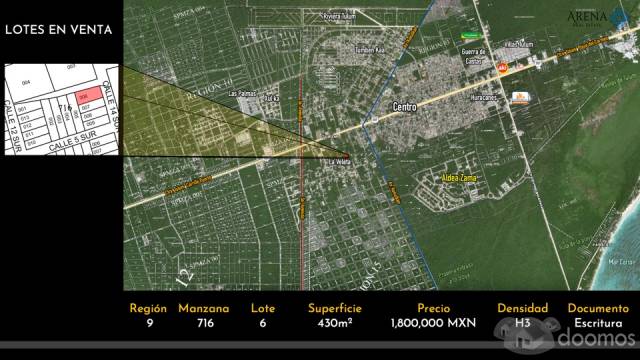 Lote de 430m2 en La Veleta