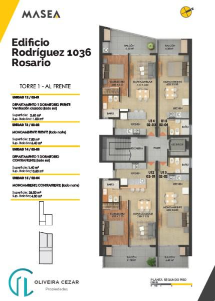 Rodriguez 1036 - 2 dormitorios con parrillero