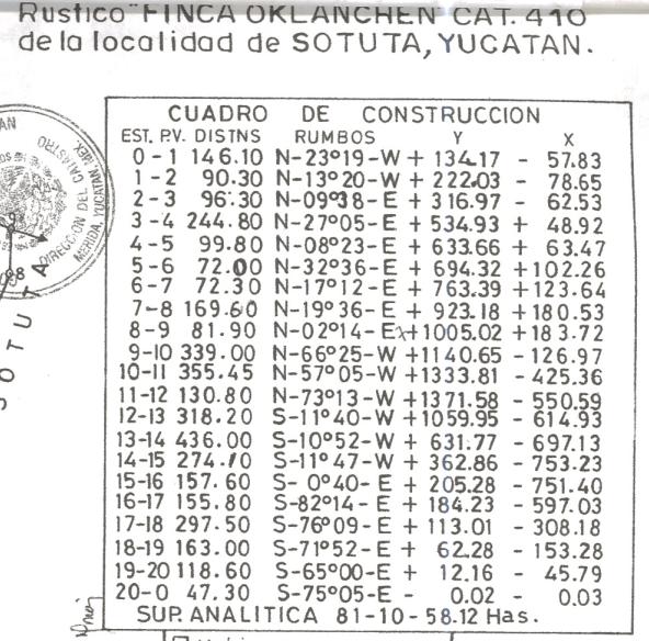 Terreno - Pueblo Sotuta