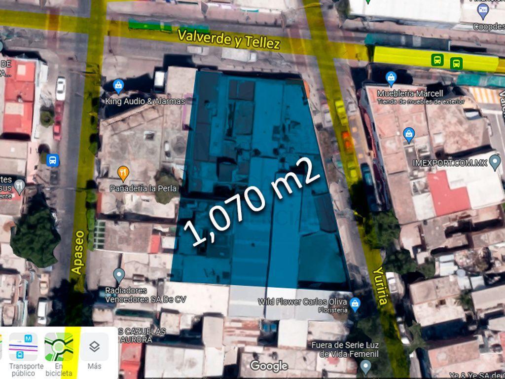 TERRENO EN VENTA/RENTA COL. INDUSTRIAL 1070 M2