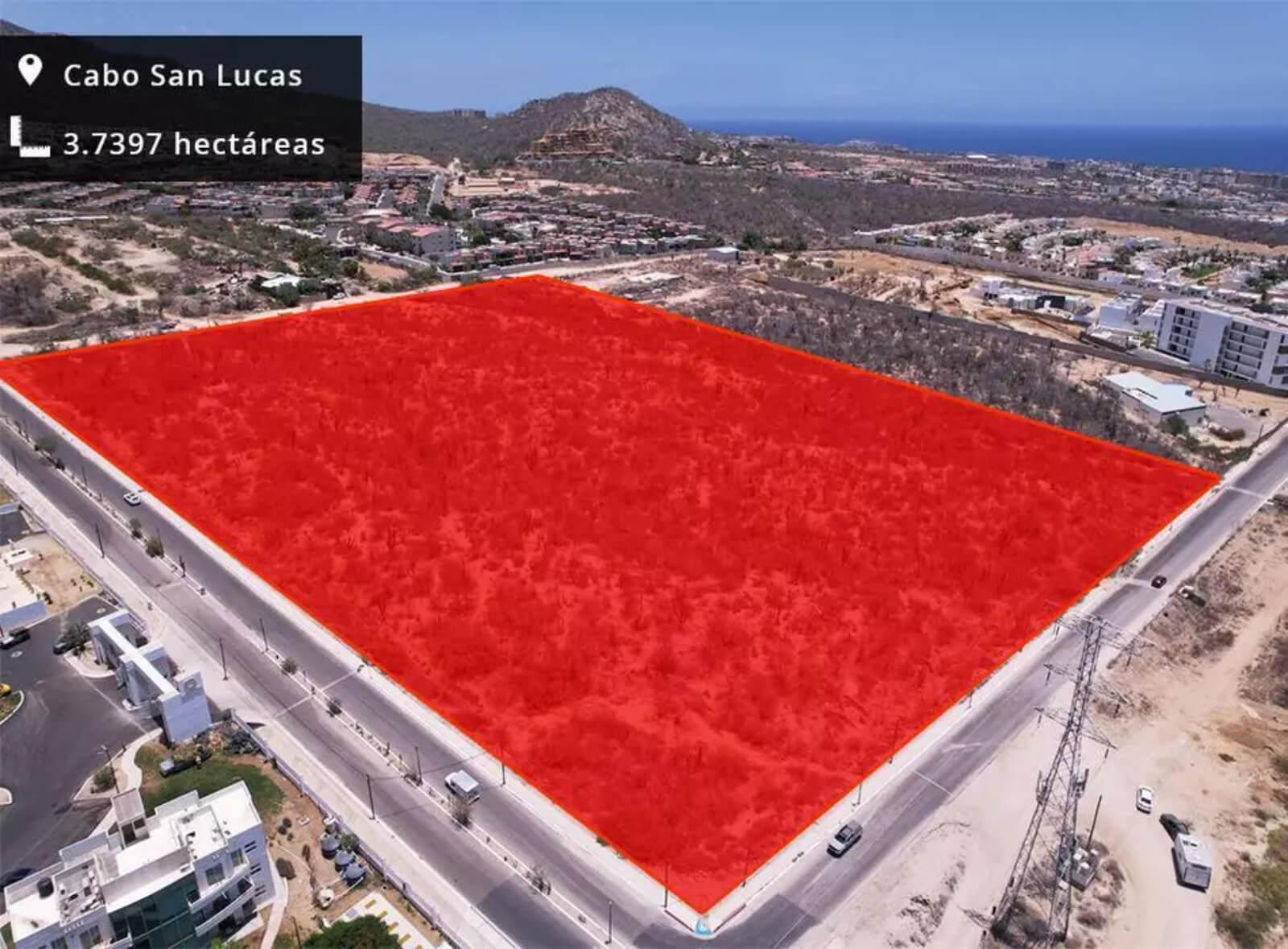 Venta de hectáreas con vista al mar, uso de suelo multifamiliar, en venta en El Tezal, Cabo San Lucas.