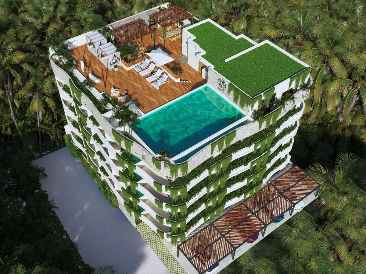Aurea Apartamento construccion Tulum, 1 rec, alberca privada
