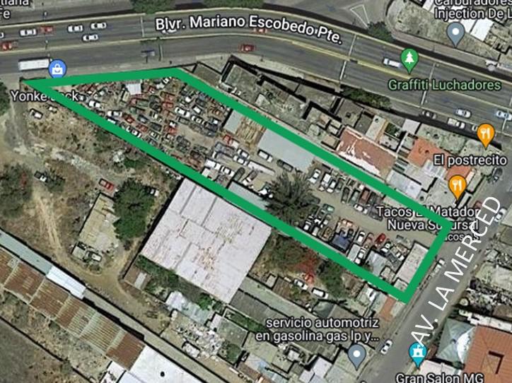 TERRENO EN VENTA SOBRE MARIANO ESCOBEDO LEÓN GTO. TERRENO COMERCIAL EN VENTA CON DOBLE  FRENTE, A BLVD. MARIANO ESCOBEDO Y A AV. LA MERCED