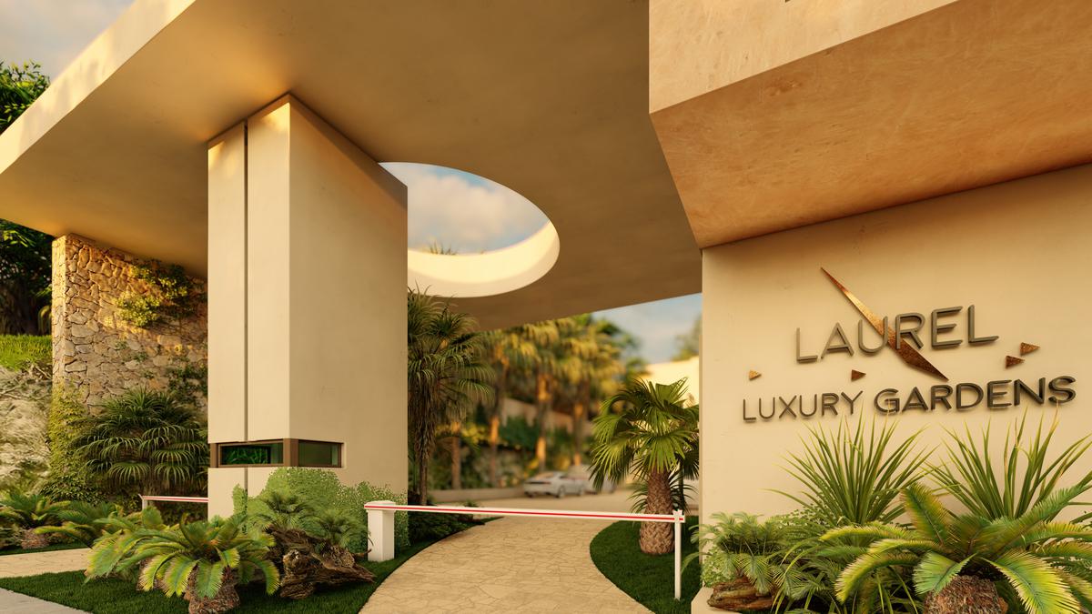 Laurel Luxury Gardens  Casa venta Cozumel  2 habitaciones  2 pisos  jardin rooftop  lu'um