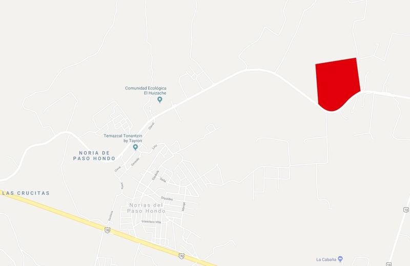 LA FIRMA REAL STATE VENDE TERRENO EN CALVILLITO DE 50 mil m2 TODO O EN PARTES A $180.00/M2