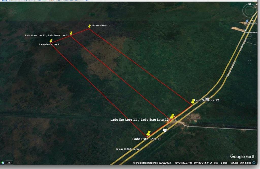 200 hectáreas en Venta en Coatzacoalcos, cerca del corredor Interoceánico