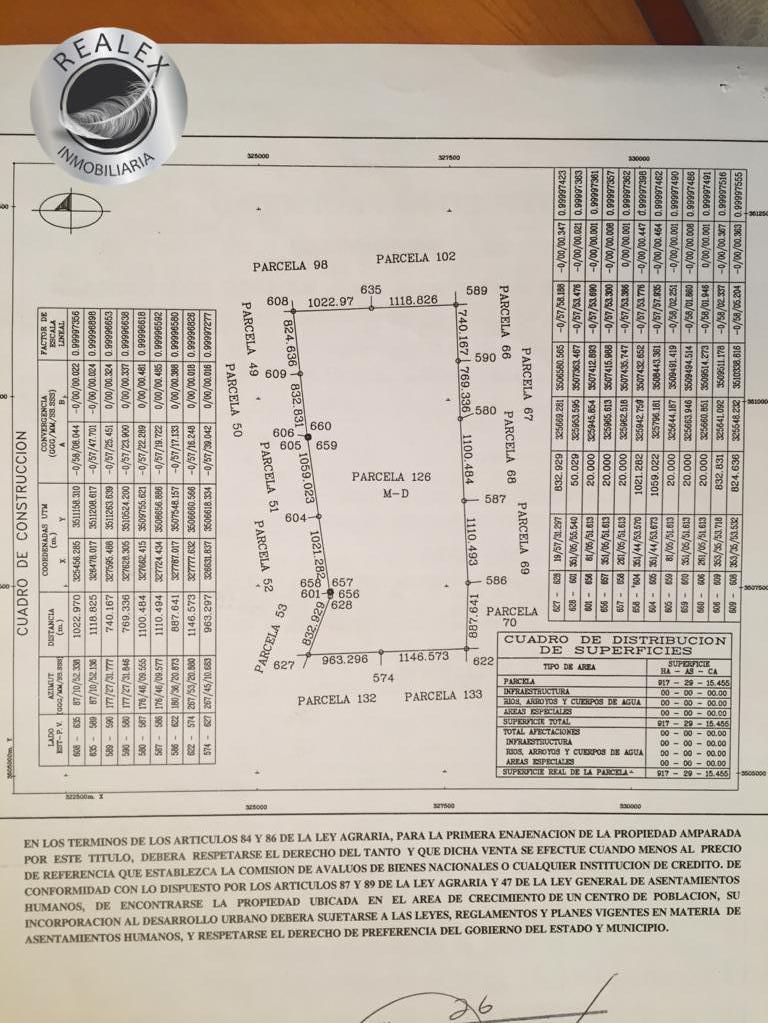 Terreno en venta en Nuevo Cuauhtemoc, Chihuahua 7,000,000 USD