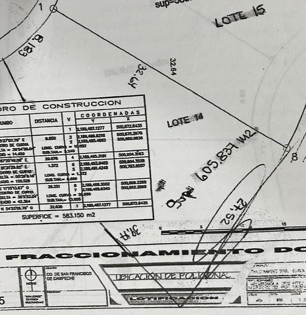 TERRENO EN VENTA EN CAMPECHE: FRACC. RESIDENCIAL EL DORAL