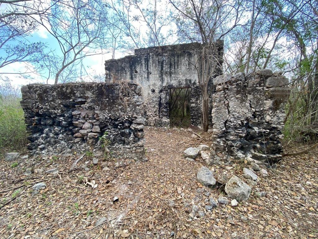 Terreno con cenote cerca de Merida y casco casa antigua propiedad privada