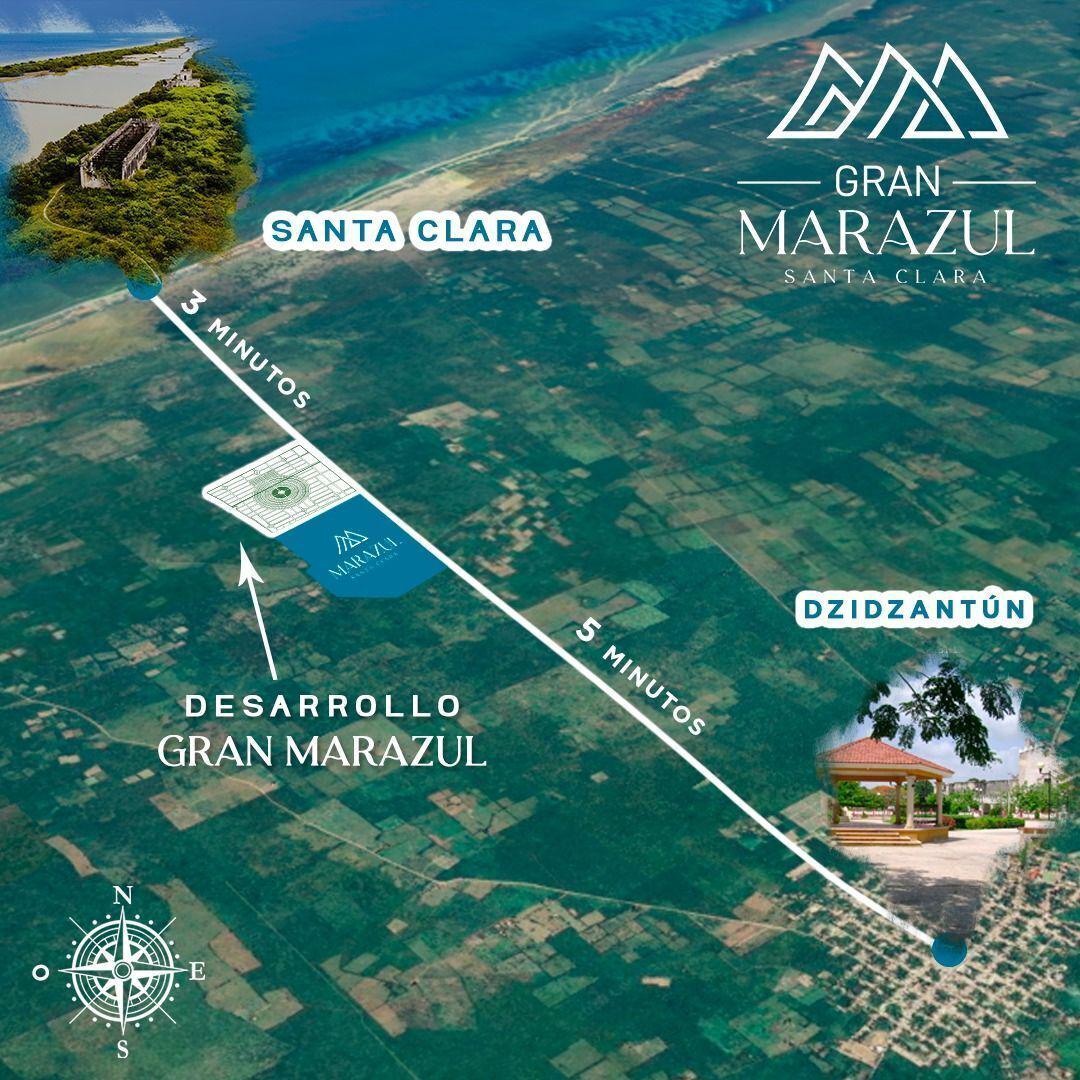 Terrenos  en venta Gran Marazul, Santa Clara, Dzidzantún, Yucatán
