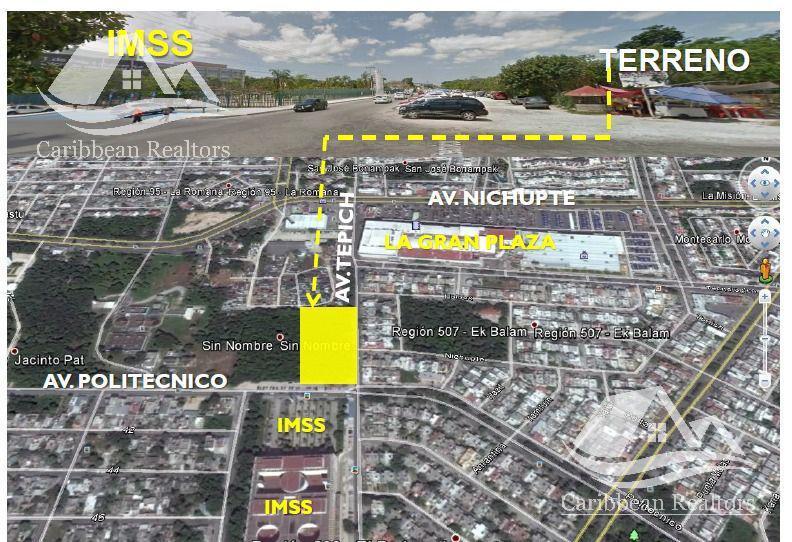 Terreno en Venta en Cancun centro B-HCS301