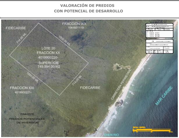 Espectacular terreno ecológico a 300mts de la playa en Cozumel P3839