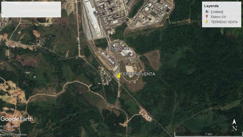 Terreno Industrial en Venta, Carretera Nanchital- El Chapo