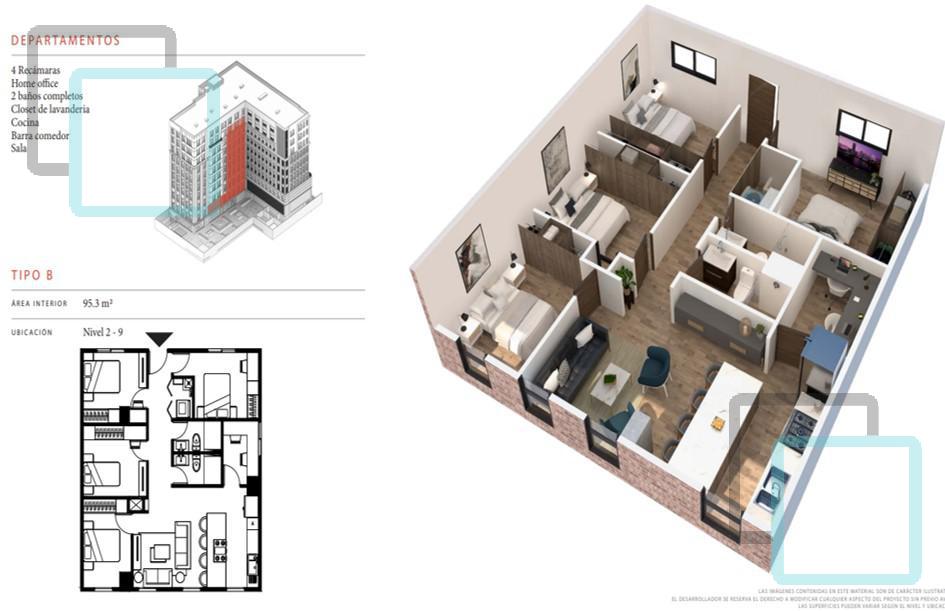 DEPARTAMENTO EN VENTA COLONIA MEXICO EN ZONA MONTERREY