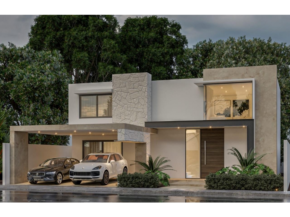 Temozon Kaan Casas en Venta de 4 Habitaciones y Amplio Terreno