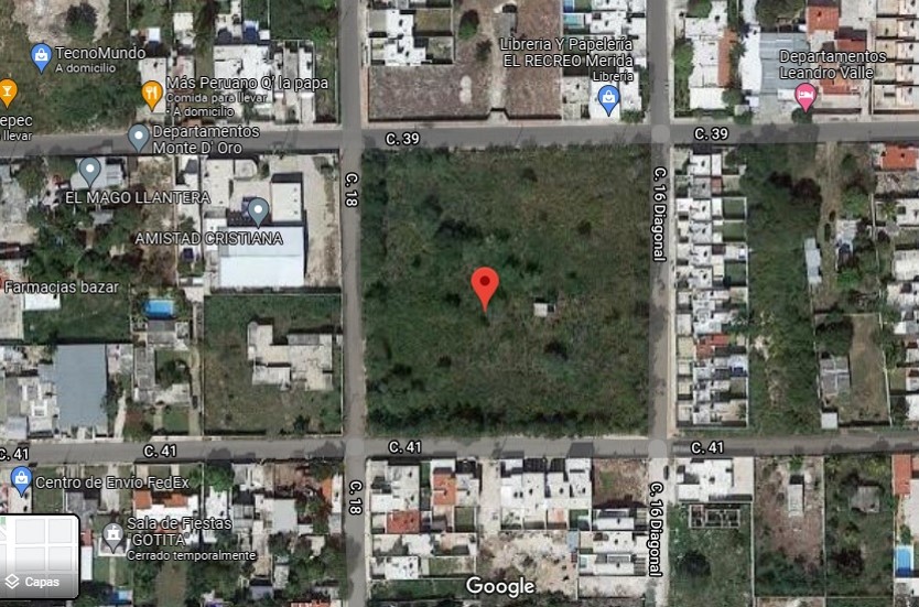 LOTES DE 25 X 100 M EN VENTA COL LEANDRO VALLE MERIDA YUCATAN