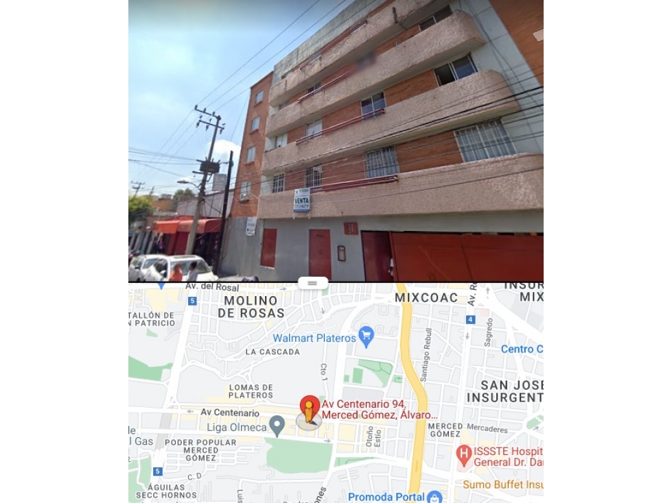 Depto. Av. Centenario 94, Merced Gómez Álvaro Obregón REMATE BANCARIO