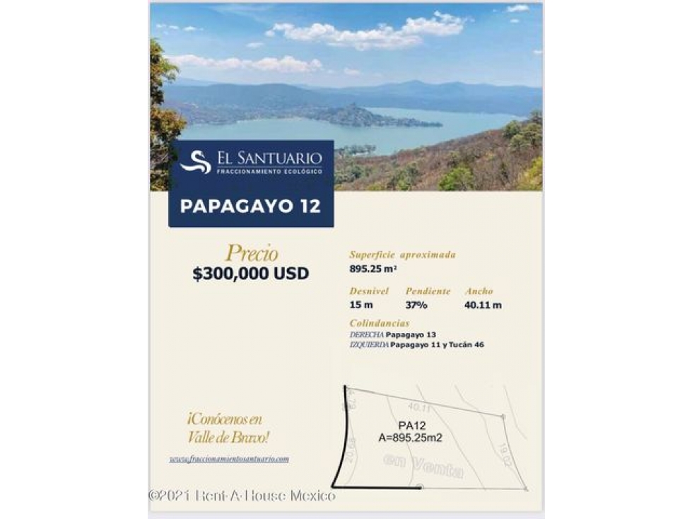 Terreno en venta EL SANTUARIO Papagayo12 MLS 22-3100