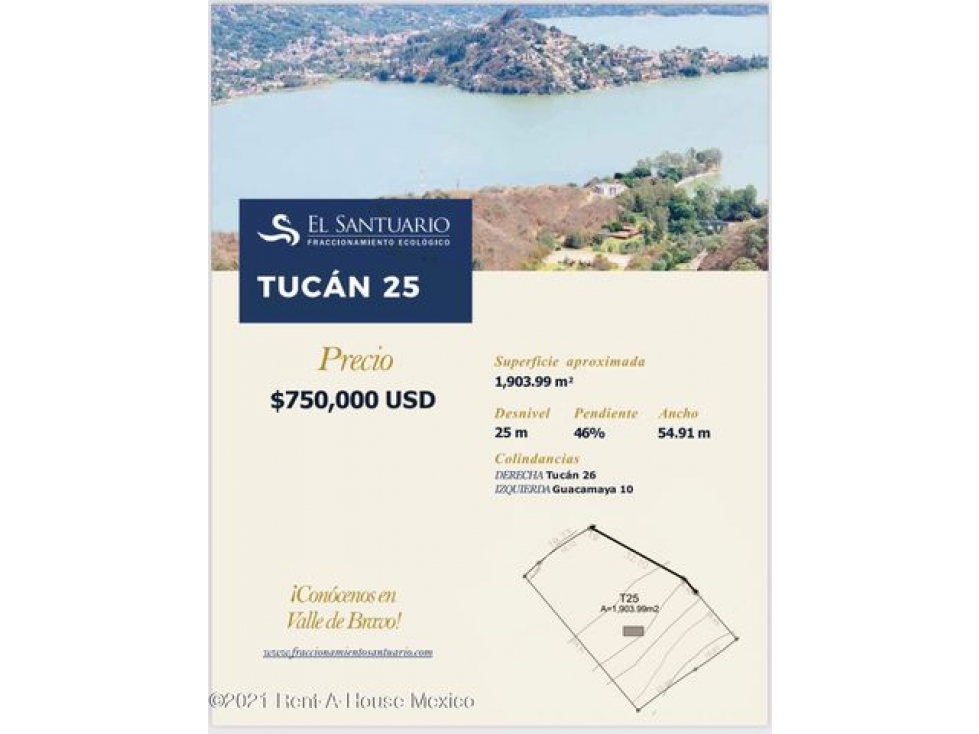 Terreno en venta EL SANTUARIO Tucan25 MLS 22-3099