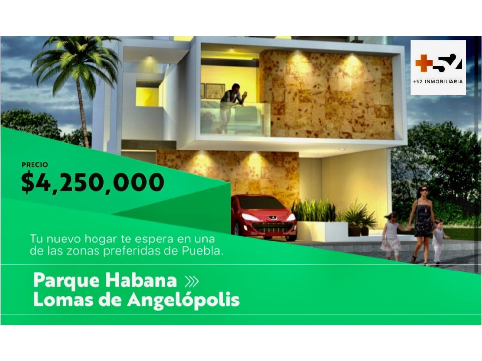 Casa En Venta En Parque Habana Lomas De Angelopolis