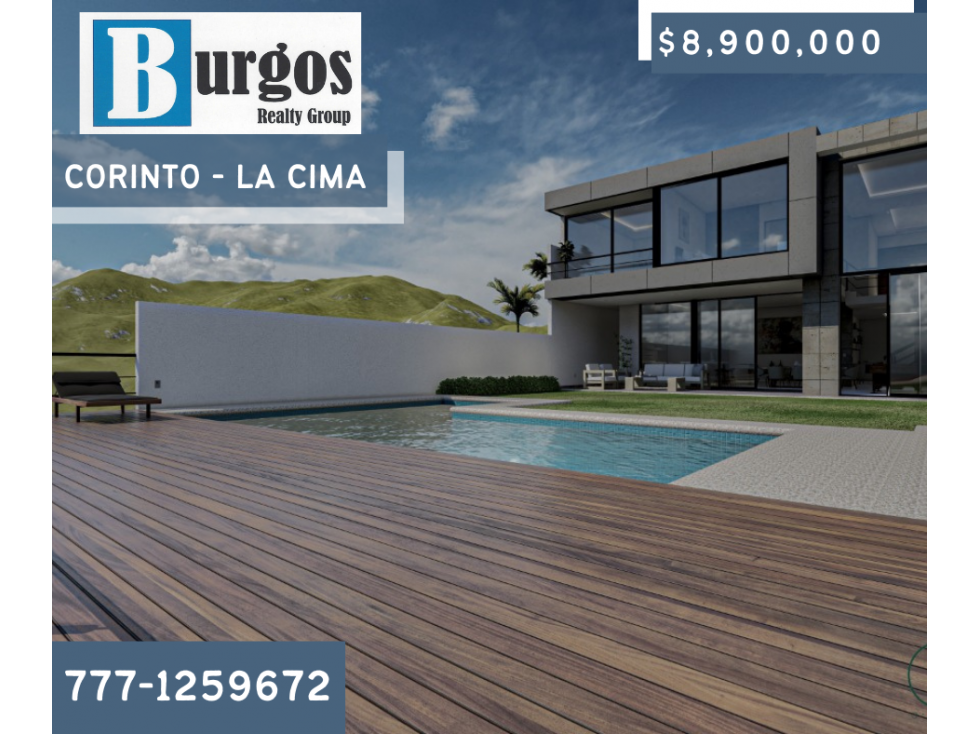 CASA EN VENTA EN LA CIMA | RESIDENCIAL CORINTO