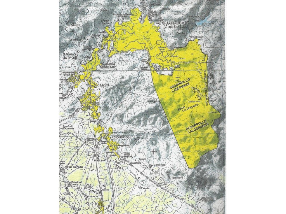 Terreno en venta en Guanajuato. 320 Hectáreas.